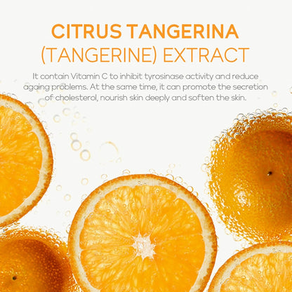 Vitamin C Skin Care Set Gesichtspflege Gesichtscreme Augenserum für Anti Aging Aufhellung Hautpflege 4-teiliges Set für alle Hauttypen