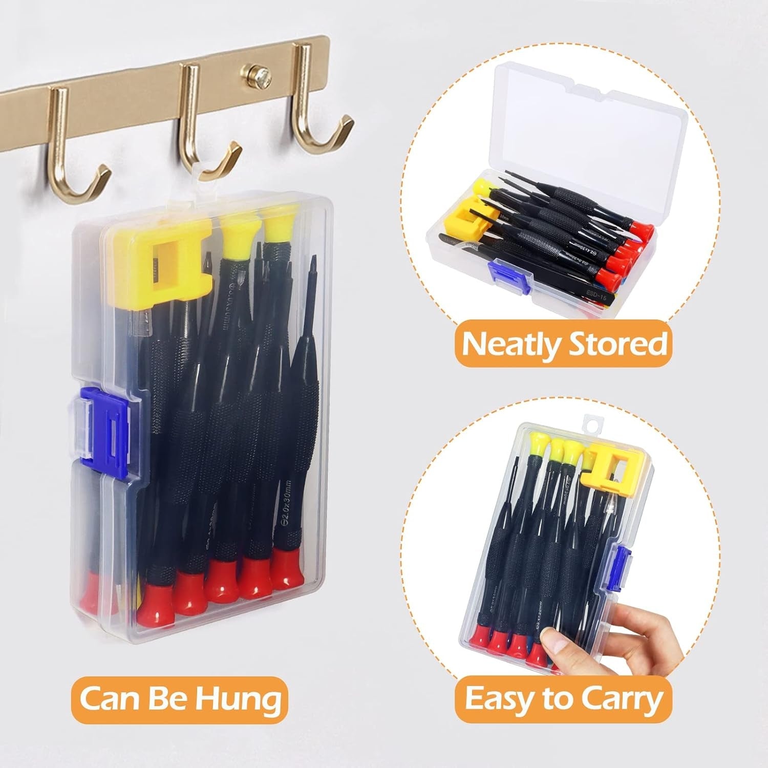 uhrmacherwerkzeug uhrmacher Schraubendreher 18 Teiliger Kleine Magnetische Set