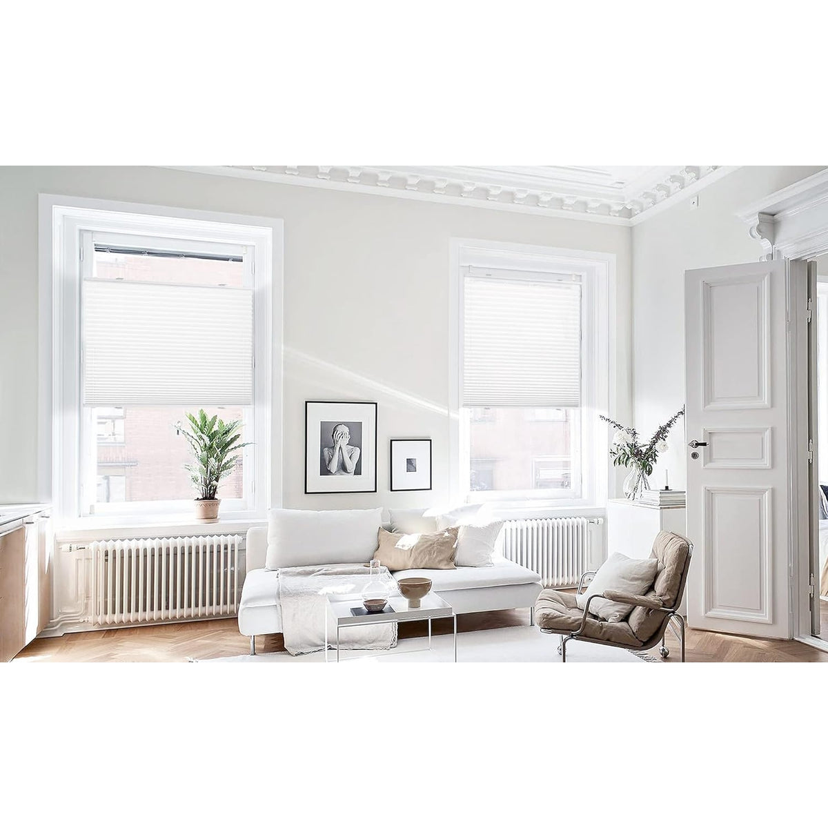 jalousien fenster plissee klemmfix ohne bohren Plissee Klemmfix Faltrollo Jalousie 110x120cm Plisseerollo Sonnenschutz Blickdicht Rollo Fenster Tür