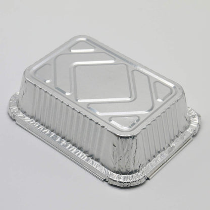 Grill Aluschalen Tropfschalen Grillschale Auflaufform 25 Stück Einweg Schalen aus Aluminiumfolie Behälter 15x12x5cm 400ml ohne Deckel