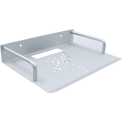 Wandhalterung Router Tablett Repeater Rack Wandmontiertes Silber Ablagefach aus Aluminium Horizontale Platzierung Wandhalter Netzwerk Regal 23x16cm
