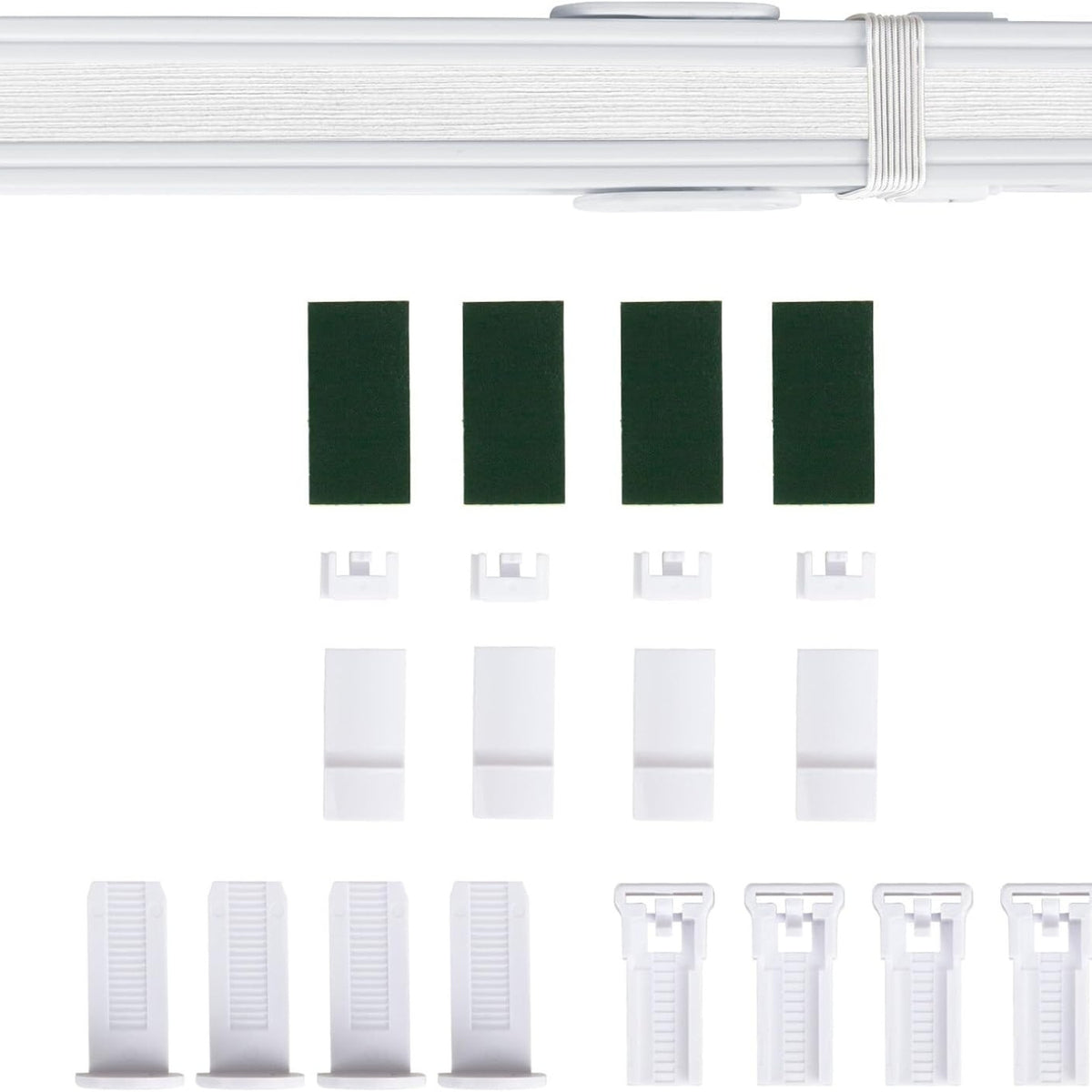 Plissee ohne Bohren Verdunkelung Rollos für Fenster ohne Bohren Thermo zweifarbig Faltrollos 100 Prozent Blickdicht Schallschutz Wärmehaltung 80x230cm