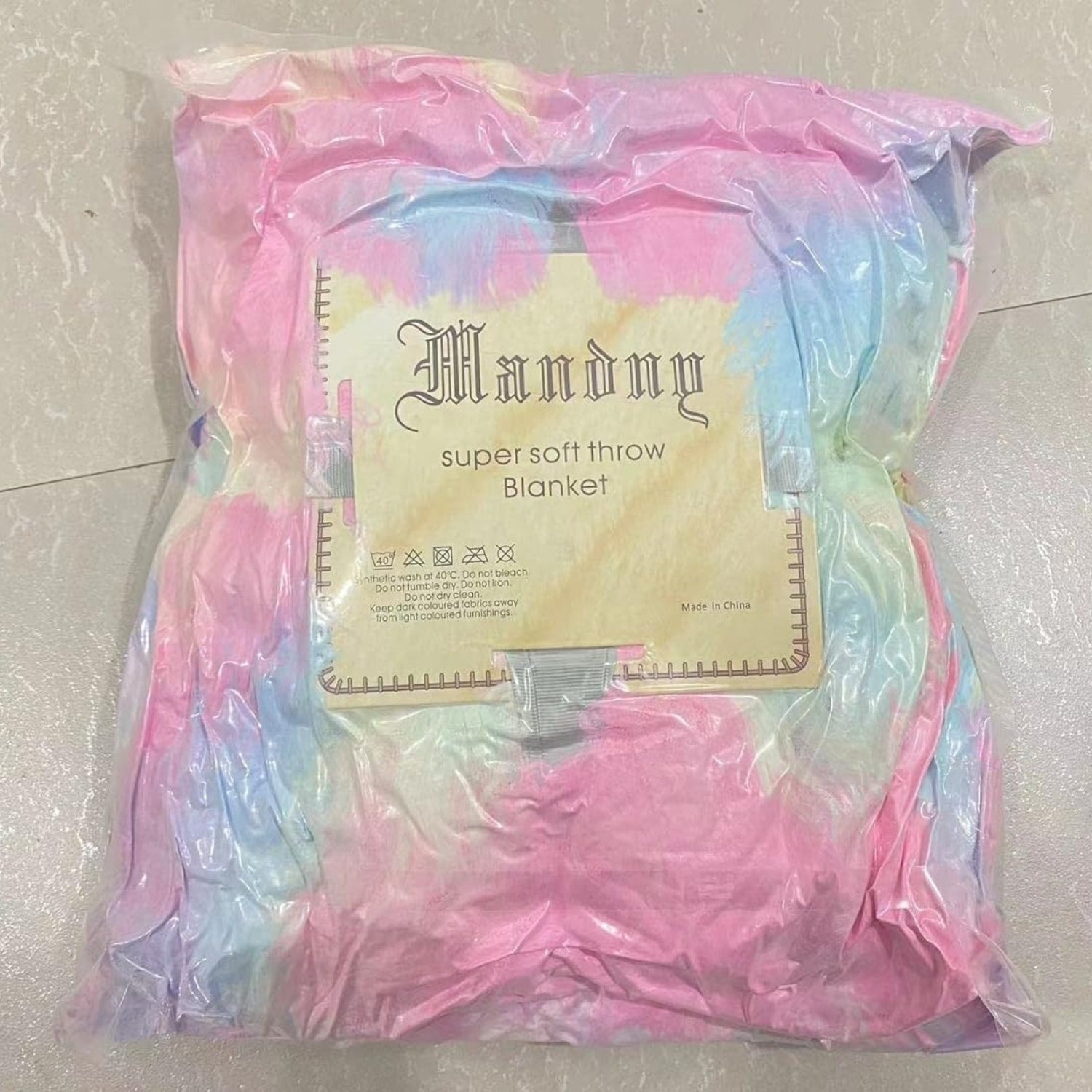 Kuscheldecke Flauschig 200x220cm Decke mit Regenbogen Weich Warme Flauschige Decke Weihnachtswolldecke Warm Sherpa Decke Sofadecke Mädchen Kind