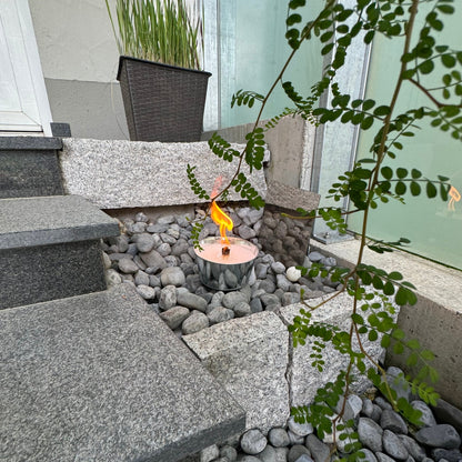 Schwabenfire Kleine Zink-Schale Outdoorkerze Outdoorkerze für Garten