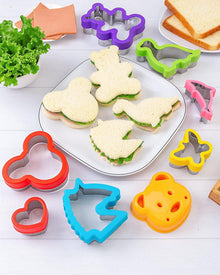 45-teiliges Ausstechformen Set Brot Gemüse Obst Sandwich