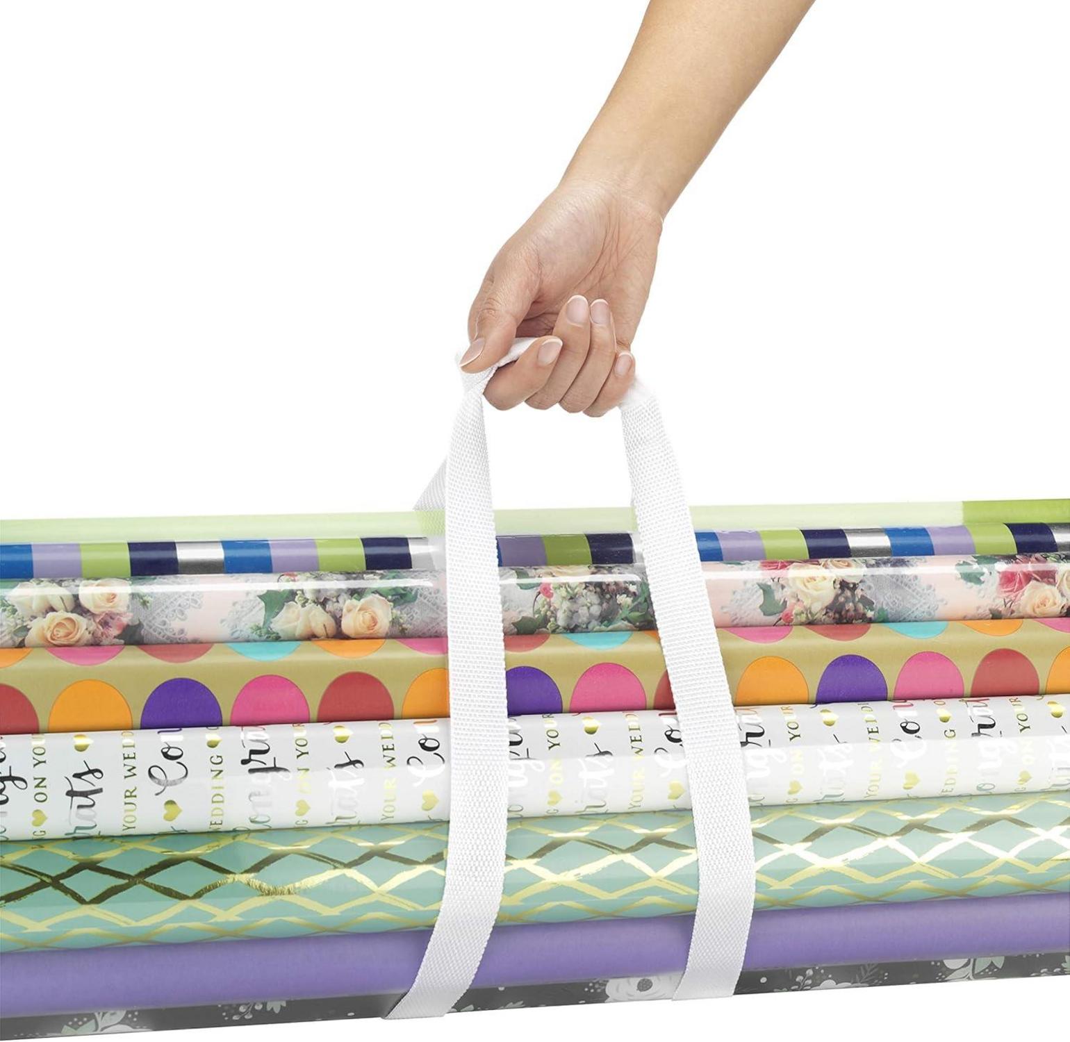 Whitmor Geschenkpapier-Organizer - Transparenter Rollenhalter 76,2 cm