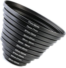 K&F Concept 11 teiliges Step Up Ring Filter Adapterring Set