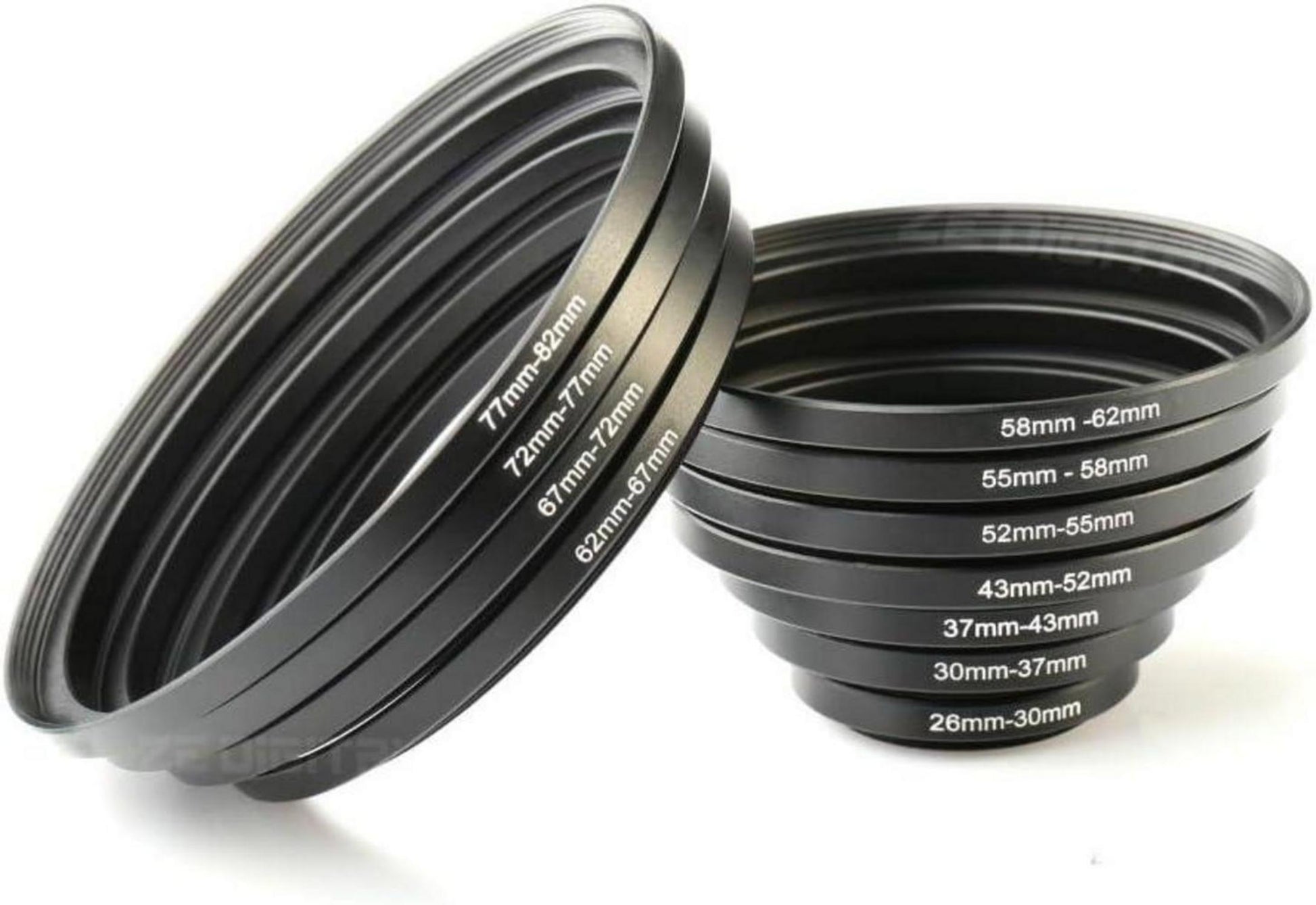 11-teiliges Filteradapter Ring Set Step Up für DSLR Kamera
