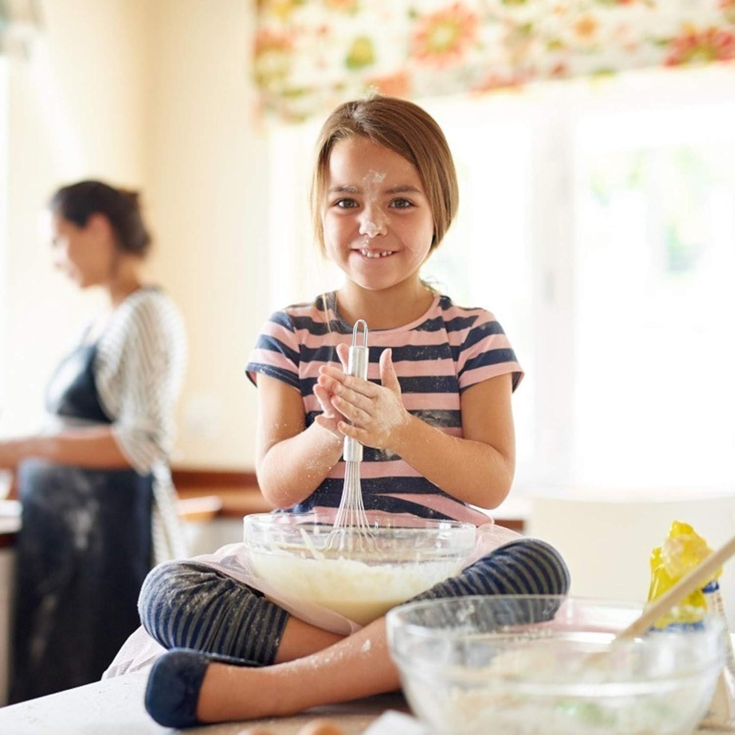 Edelstahl-Schneebesen Set 3 Größen 20 25 30 cm Küchenwisks Mixing Whisk