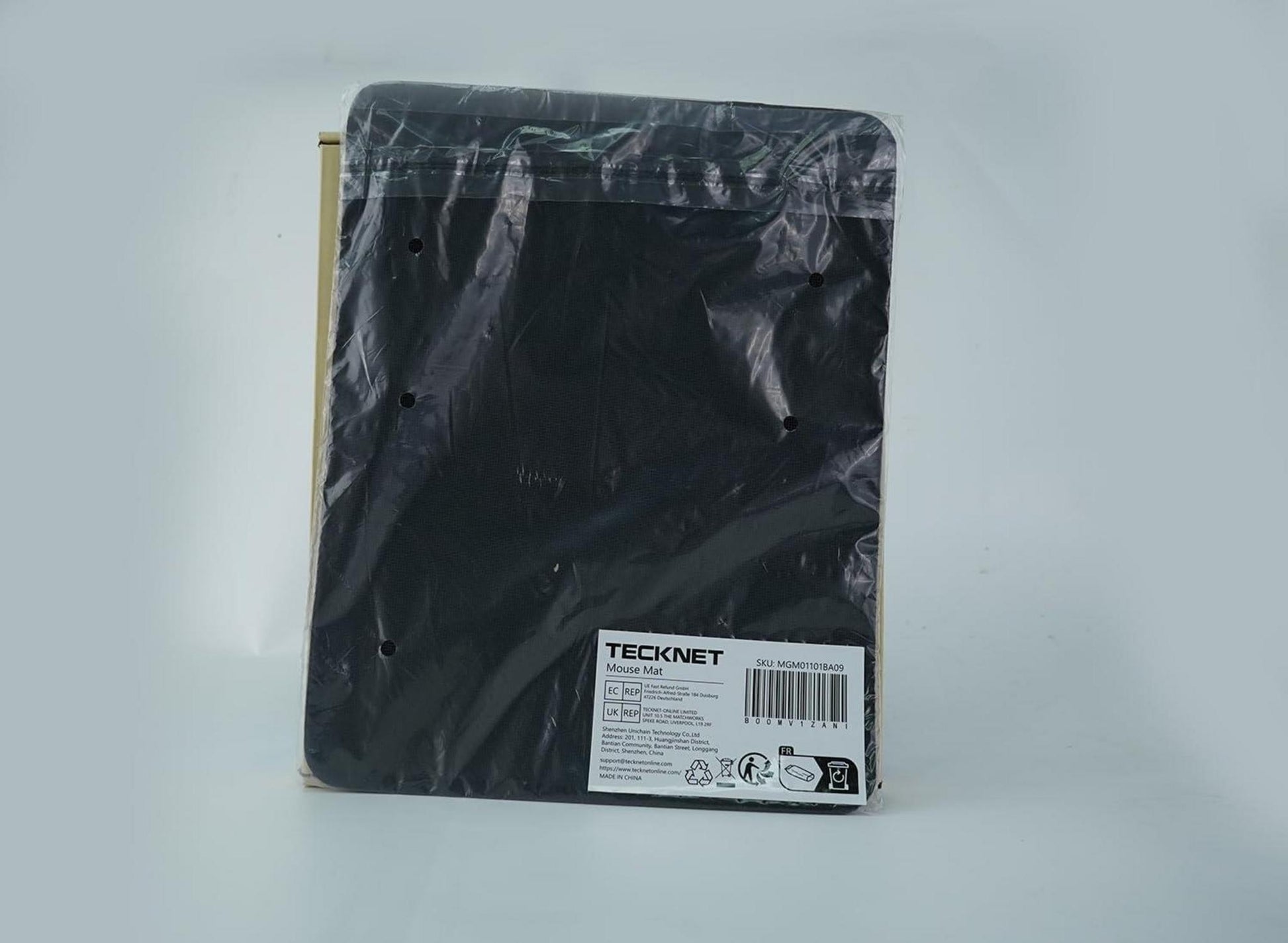TECKNET Mauspad 270x210mm Gaming Mousepad für PC Schwarz