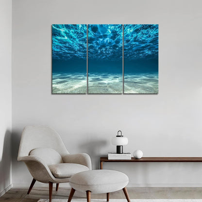 Meer Wandbilder Leinwand 3 Teilig Blau Wohnzimmer Deko Moderne