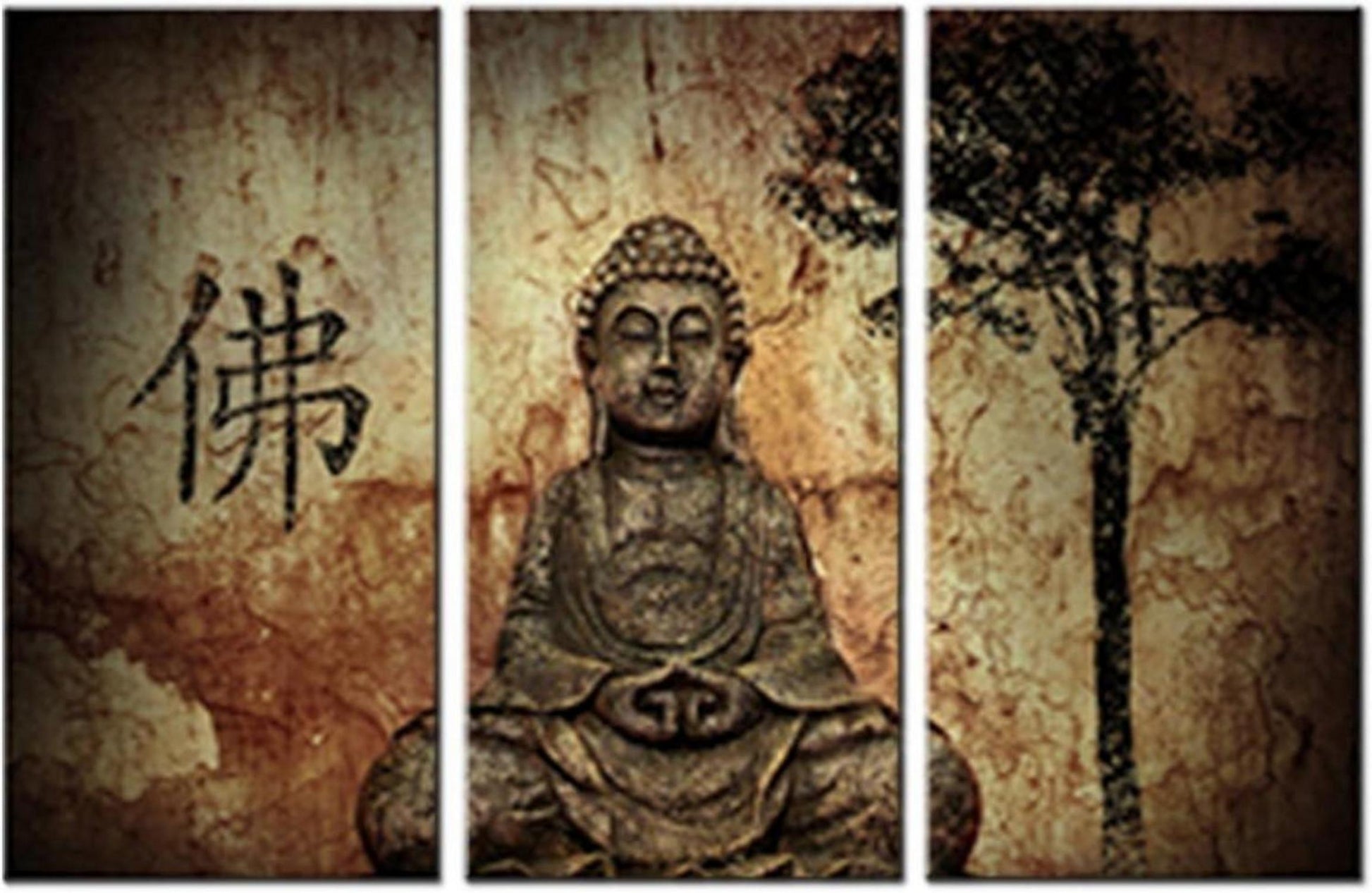 Buddha Bilder Leinwand Wandbilder Wohnzimmer Schlafzimmer Modern