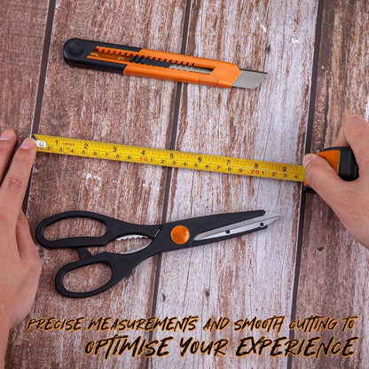 Cartman 39-teiliges Werkzeugset orange Aufbewahrungskoffer