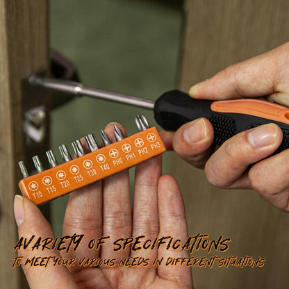 Cartman 39-teiliges Werkzeugset orange Aufbewahrungskoffer