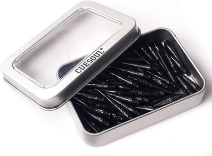 2BA Soft Dartpfeil Spitzen 100er Packung - Schwarz
