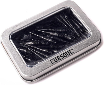 CUESOUL 2BA Soft Dartpfeil Spitzen 100er Pack - Schwarz