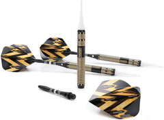 16 Gramm Soft Tip Darts Set mit Slim Case und Zubehör