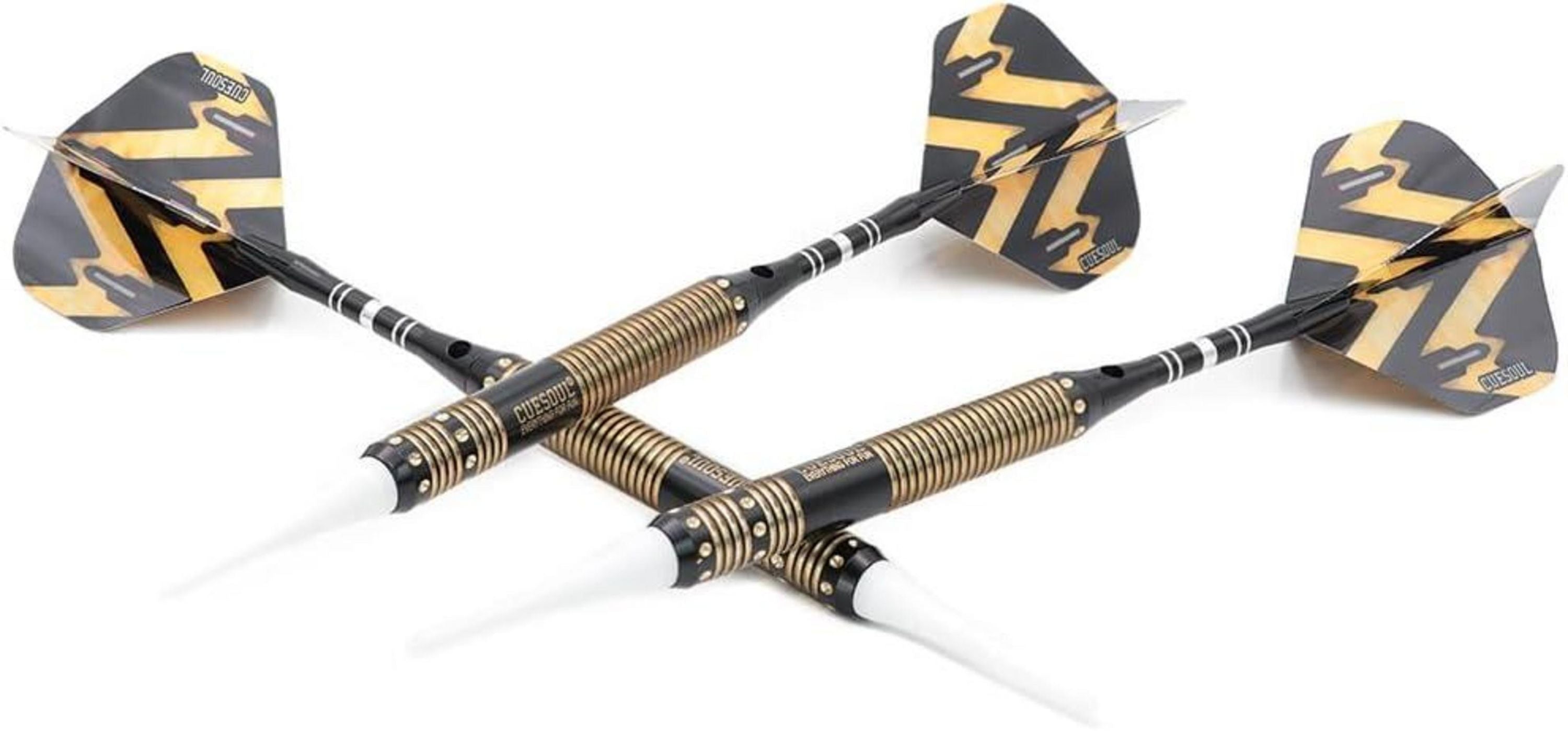 CUESOUL 16g Soft Tip Dart Set with Slim Case and Accessories