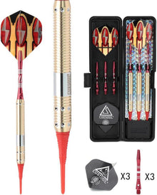 16g CUESOUL Soft Tip Darts Set Slim Case STBS080