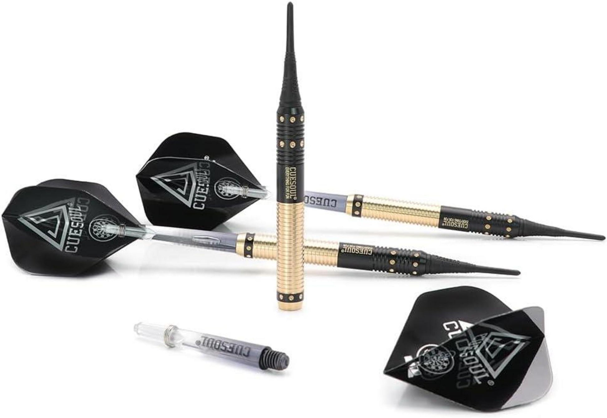 16 Gramm Soft Tip Darts mit Slim Case - 2 Sets Dart Wellen