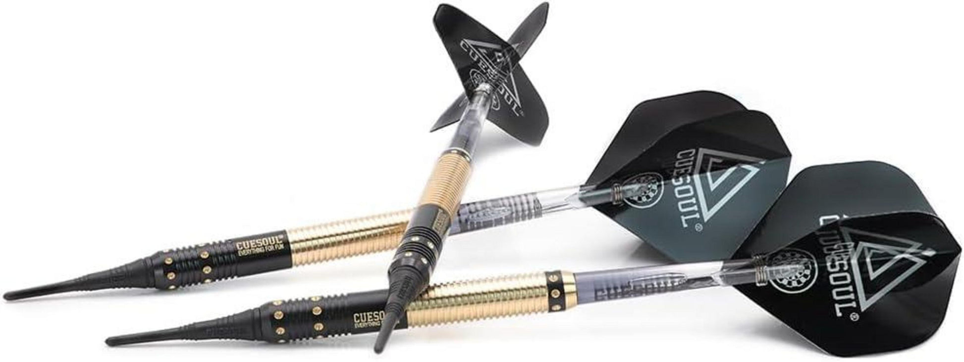 CUESOUL 18 Gramm Soft Tip Darts Set mit Slim Case