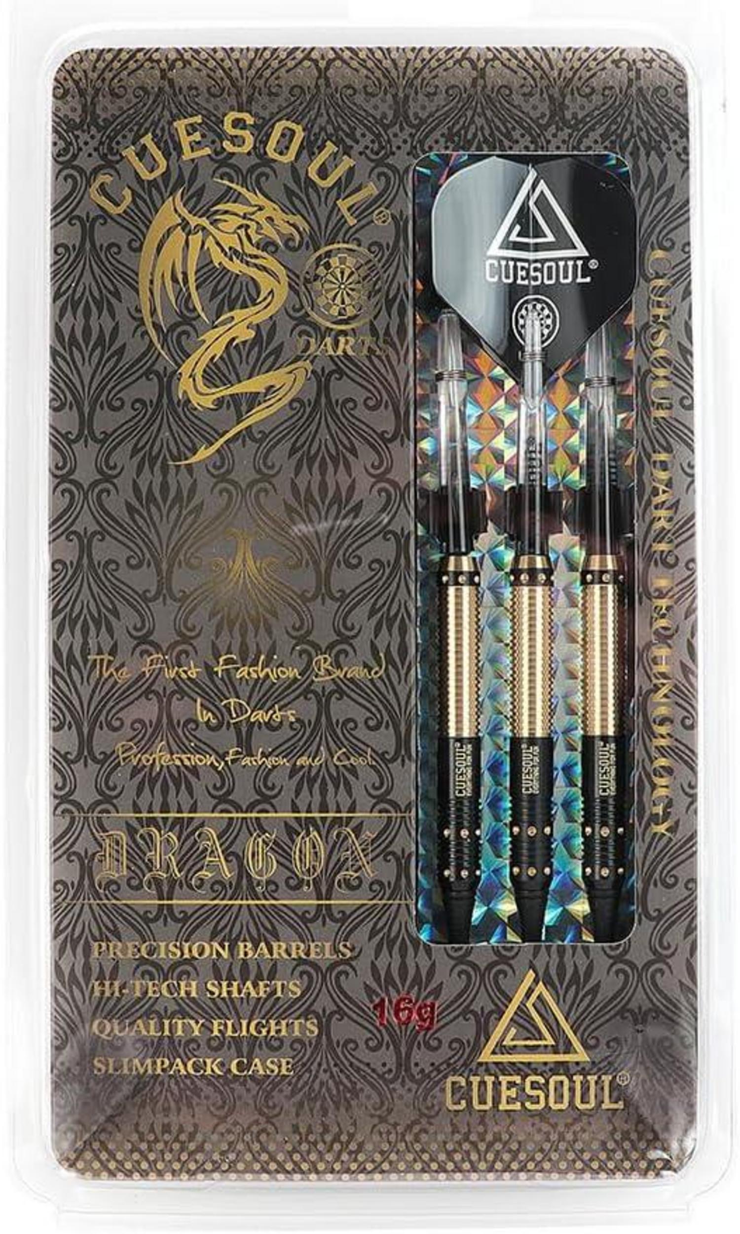 16g Soft Tip Darts Set Slim Case 18g Whole Weight with PC Shafts