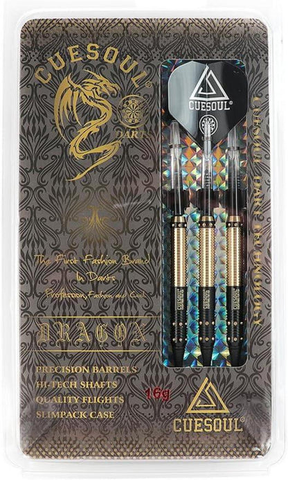 16g Soft Tip Darts Set Slim Case 18g Whole Weight with PC Shafts