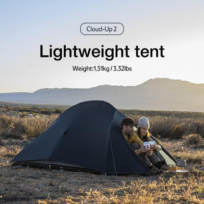 Ultraleichtes Campingzelt für 2 Personen, 3-4