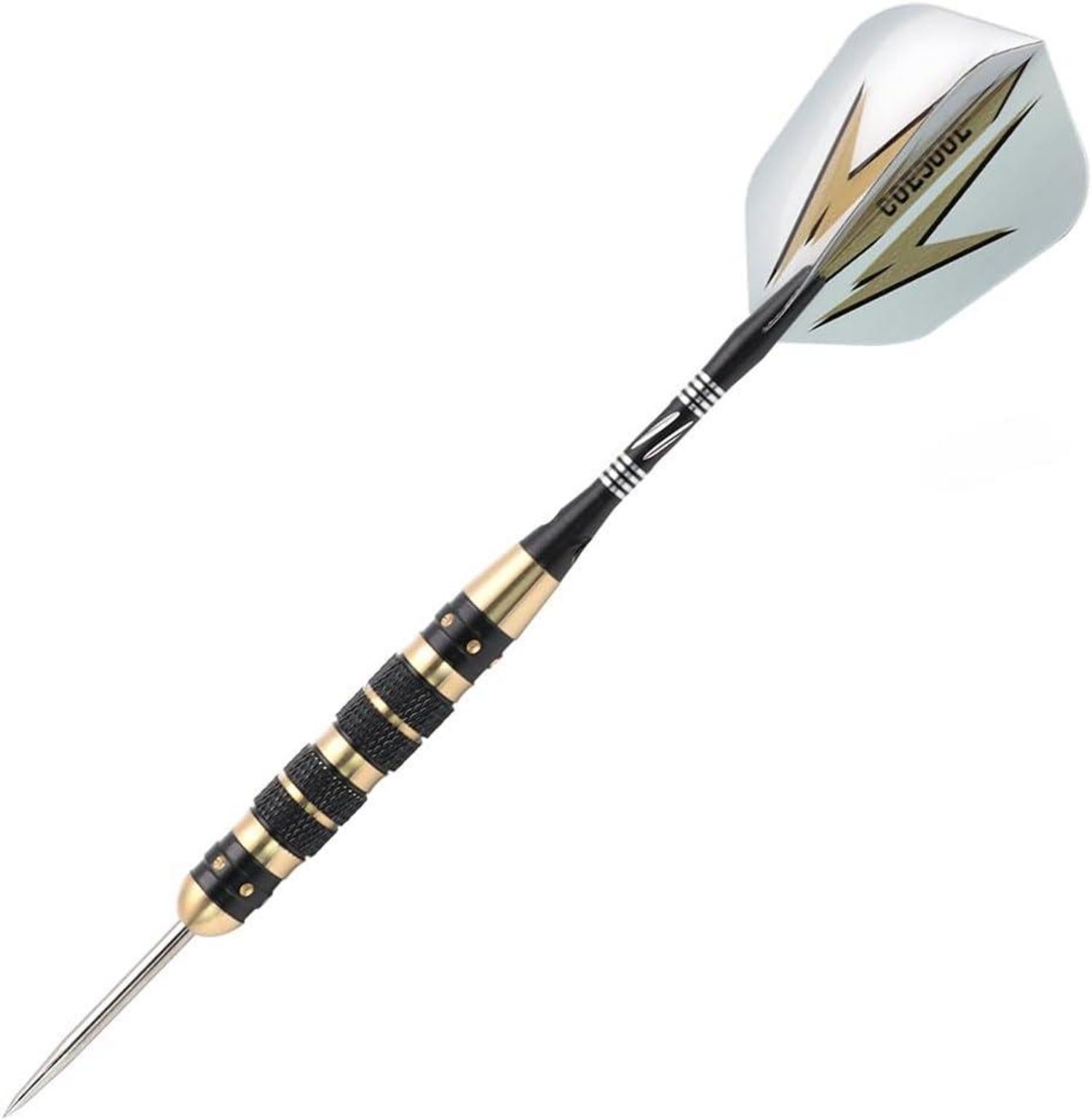CUESOUL Steel Dartpfeile mit Schwarzer Beschichtung - 23 Gramm ARCH-F1201