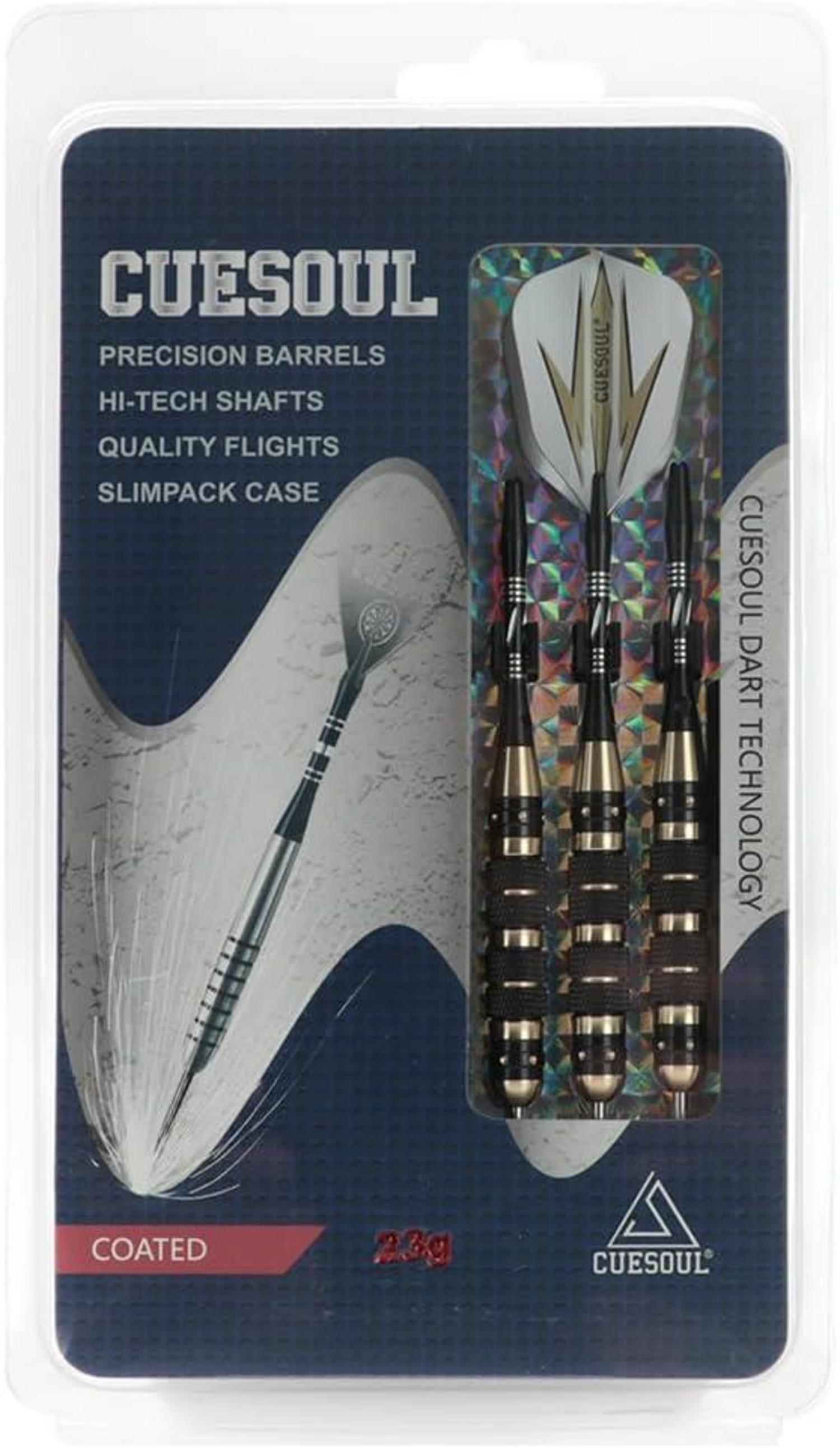 Steel Dartpfeile Set 20/23/26g Schwarz Beschichtung Pure Messing ARCH-F1201 23g