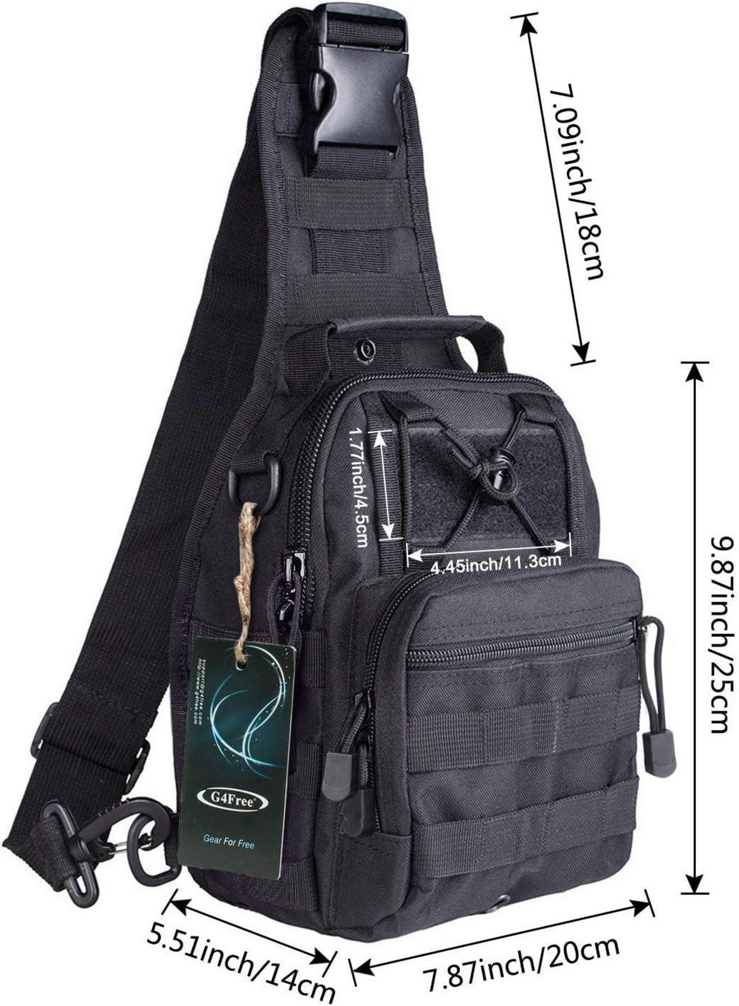 Taktischer Brustrucksack Militär Schultertasche EDC Outdoor