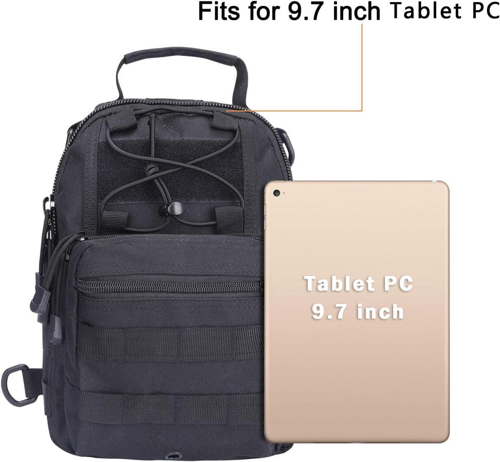 Leichter Taktischer Brustrucksack - Militär Schultertasche für Outdoor