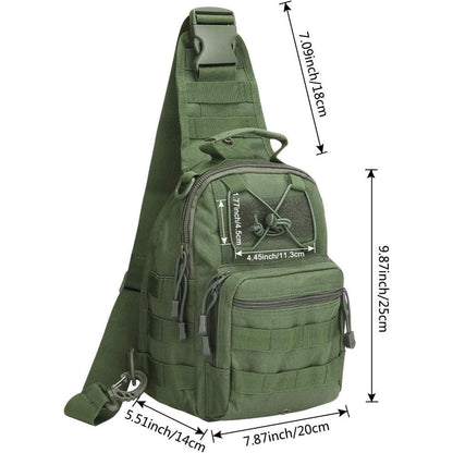 Taktischer Sling Rucksack Militär Brusttasche Outdoor