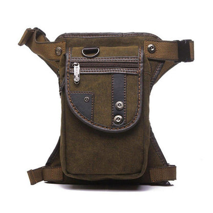 Motorrad Beintasche Canvas Reitertasche Hüfttasche Outdoor
