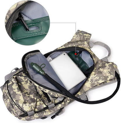 Taktischer Trinkrucksack 3L Wasser Blase Hydration Pack Radfahren Laufen