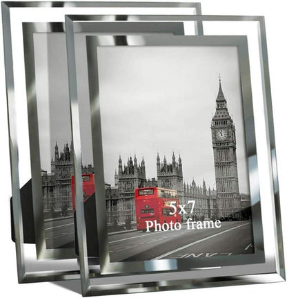 Bilderrahmen Glas Hochzeit Fotorahmen 2er Set 13x18cm