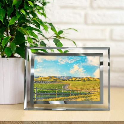 Bilderrahmen 13x18 Glas Hochzeit Fotorahmen 2er Set 18x23cm