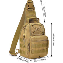 Leichter Taktischer Brustrucksack Militär Schultertasche