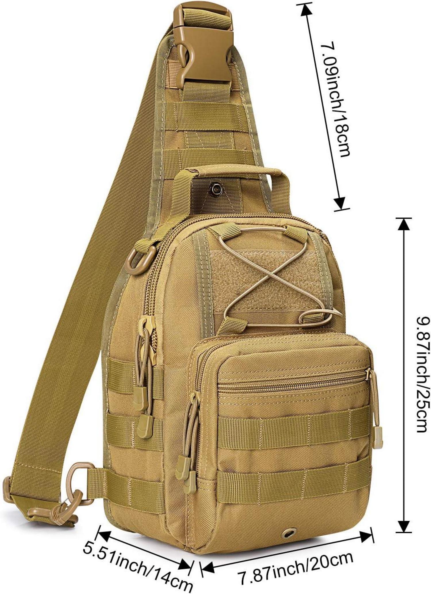 Leichter Taktischer Brustrucksack Militär Schultertasche