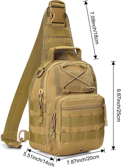 Leichter Taktischer Brustrucksack Militär Schultertasche