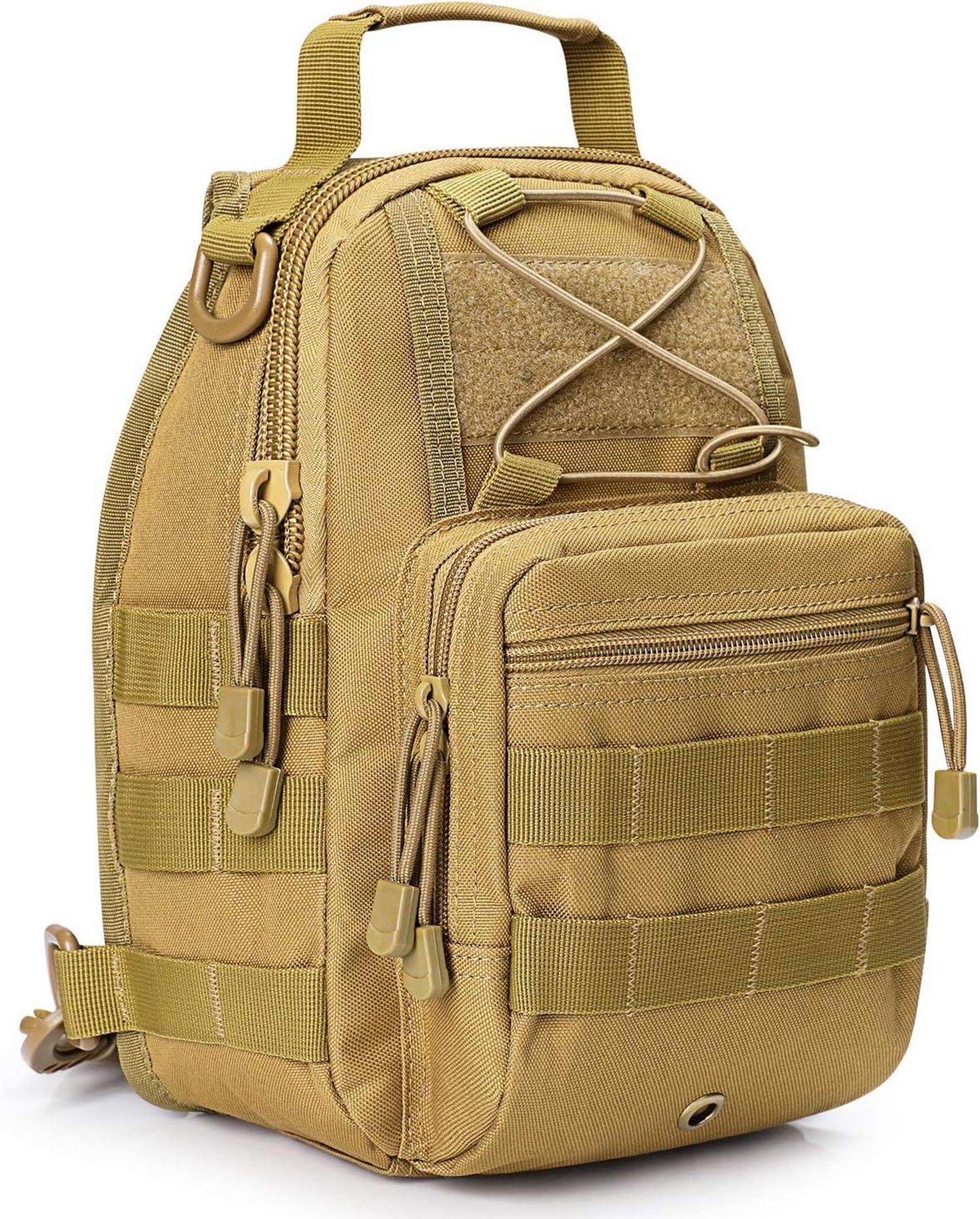 Taktischer Brustrucksack Militär EDC Outdoor Sport Camping Wanderung