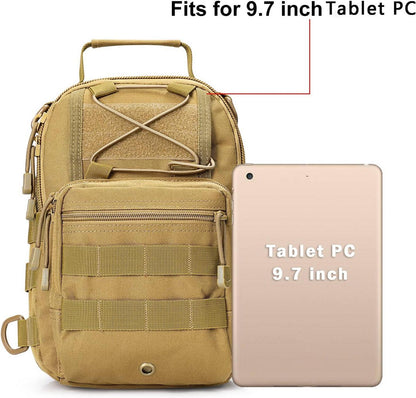 Leichter Taktischer Brustrucksack Militär Schultertasche für Outdoor