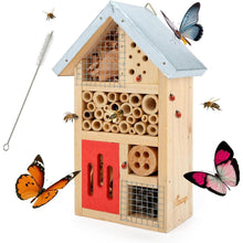 Niteangel Insektenhotel Naturholz Garten Marienkäfer