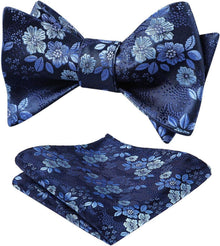 Floral Jacquard Fliegen Set für Hochzeit und Feier