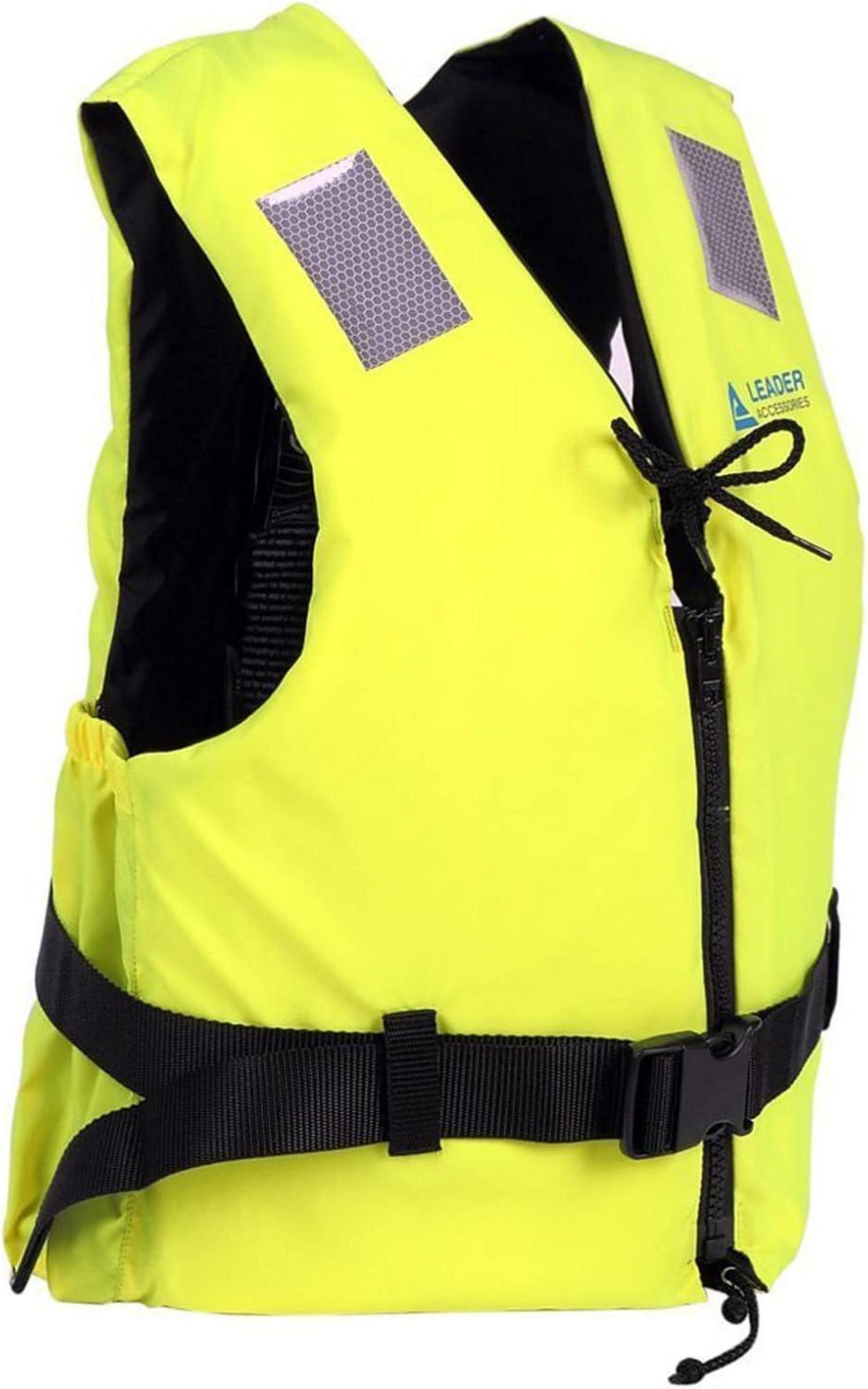 Schwimmhilfe Erwachsene Feststoffweste Wassersport Gelb S