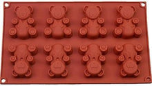 Silikon Backform für Muffins Cupcakes Kuchen Gelee Bär Form