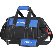 WORKPRO Werkzeugtasche Elektriker 40CM Wasserdicht 600D Polyester Schwarz Blau