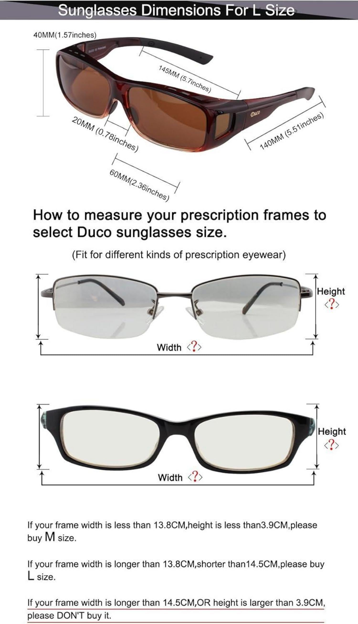 Polarisierte Sonnenbrille mit UV400-Schutz und Überbrille