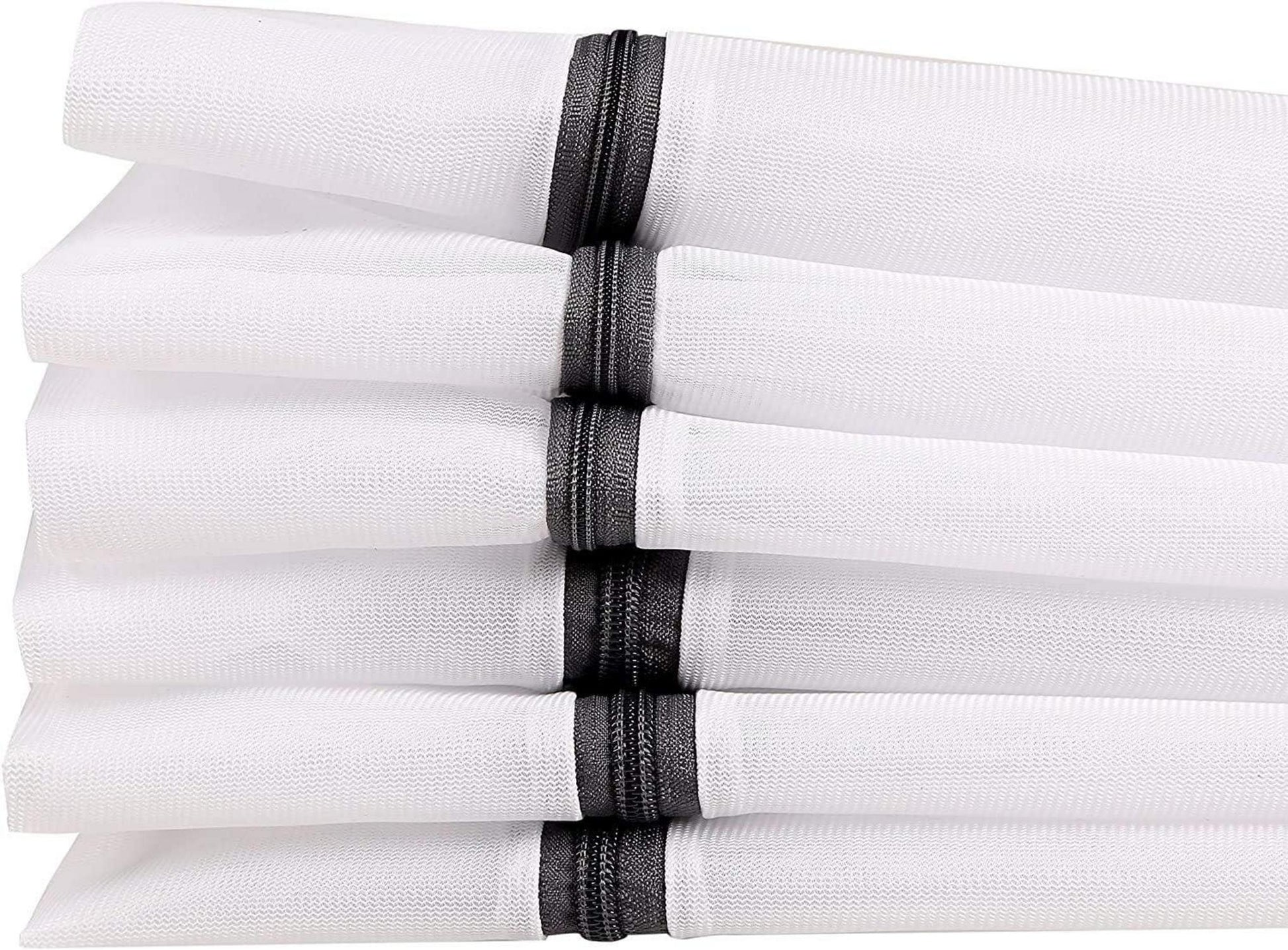 Mesh Wäschesäcke 6er Set Weiß 3L 3M Wäschenetz Laundry Bag