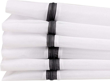 Mesh Wäschesäcke 6er Set Weiß 3L 3M Wäschenetz Laundry Bag